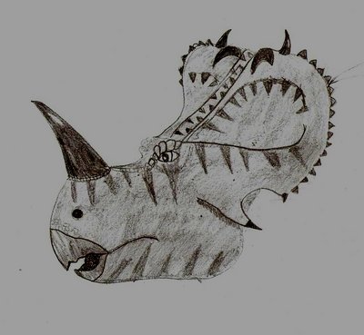 Ceratops jakiś... pewnie malowany bez źródła.